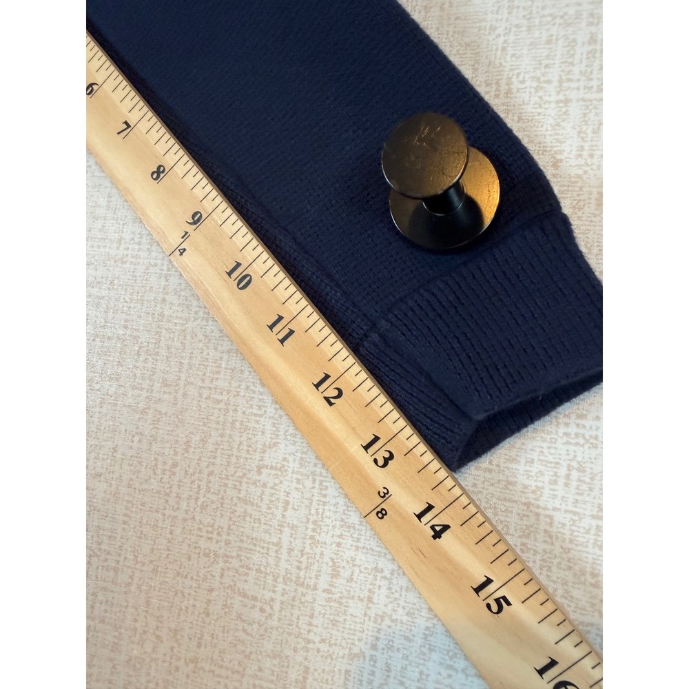 Crewcuts J.Crew Boys Navy Blue Shawl Collar Button Cardigan Sweater Size L 10-12 - Picture 6 of 9